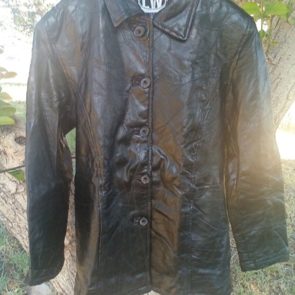 Leather Works Men's Leather Jacket Size XL - Picture 7 of 8